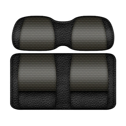 SEAT-DT1123-BGP - DoubleTake Veranda Front Cushion Set, Club Car Precedent 04+, Black/Graphite