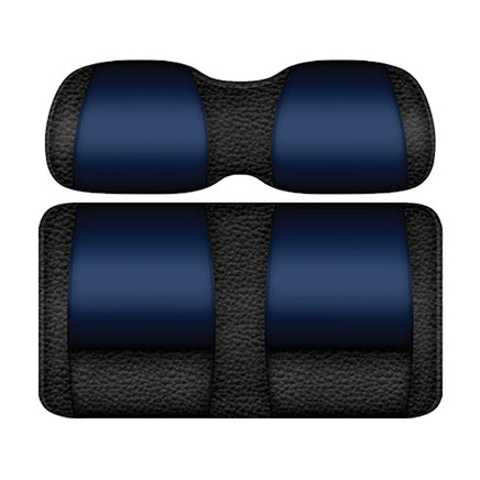 SEAT-DT1123-BNV - DoubleTake Veranda Front Cushion Set, Club Car Precedent 04+, Black/Navy