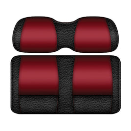 SEAT-DT1123-BRB - DoubleTake Veranda Front Cushion Set, Club Car Precedent 04+, Black/Ruby