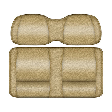 SEAT-DT1123-SSD - DoubleTake Veranda Front Cushion Set, Club Car Precedent 04+, Sand/Sand