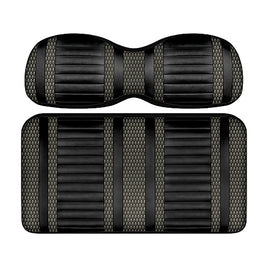 SEAT-DT1213-BGP - DoubleTake Extreme Front Cushion Set, E-Z-Go RXV 08+, Black/Graphite