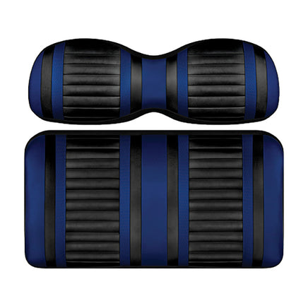 SEAT-DT1222-BBL - DoubleTake Extreme Front Cushion Set, Club Car DS New Style 00+, Black/Blue