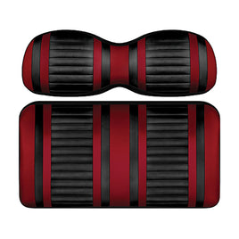 SEAT-DT1222-BRB - DoubleTake Extreme Front Cushion Set, Club Car DS New Style 00+, Black/Ruby