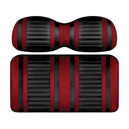 SEAT-DT1222-BRB - DoubleTake Extreme Front Cushion Set, Club Car DS New Style 00+, Black/Ruby