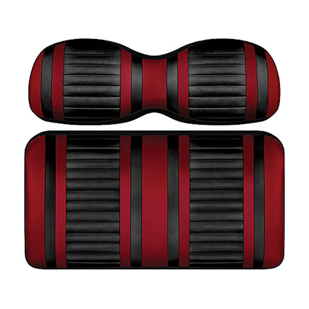 SEAT-DT1232-BRB - DoubleTake Extreme Front Cushion Set, Yamaha Drive2, Black/Ruby