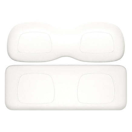 SEAT-DT2000-WT - DoubleTake Classic Rear Cushion Set, E-Z-Go RXV/TXT 96+, Club Car DS, White
