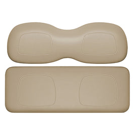 SEAT-DT2013-TP - DoubleTake Classic Rear Cushion Set, E-Z-Go RXV 08+, Taupe
