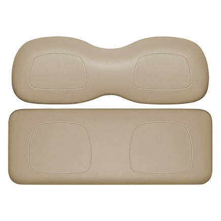 SEAT-DT2013-TP - DoubleTake Classic Rear Cushion Set, E-Z-Go RXV 08+, Taupe