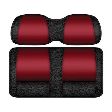 SEAT-DT2100-BRB - DoubleTake Veranda Rear Cushion Set, Universal, Black/Ruby