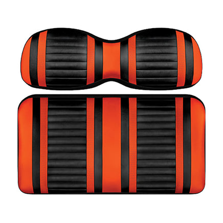 SEAT-DT2200-BOR - DoubleTake Extreme Rear Cushion Set, Universal, Black/Orange