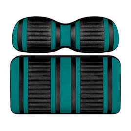 SEAT-DT2200-BTL - DoubleTake Extreme Rear Cushion Set, Universal, Black/Teal