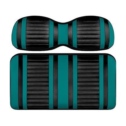SEAT-DT2200-BTL - DoubleTake Extreme Rear Cushion Set, Universal, Black/Teal