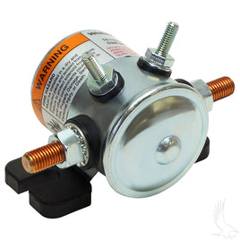 SOL-1012 - Solenoid, 36V 4 Terminal Copper/Short, E-Z-Go Electric Resistor Cars