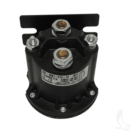 SOL-1019 - Solenoid, 36V 4 Terminal, E-Z-Go RXV Electric Danaher Controller