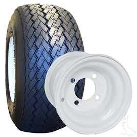 TIR-310A - 415/360 - Steel, White 8x7 Standard with RHOX Golf DOT, 18x8.5-8