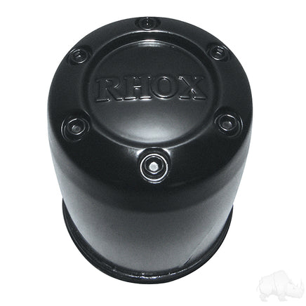 TIR-909B - Center Cap, RHOX Black Plastic 2.65"