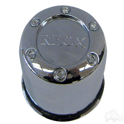 TIR-909R - Center Cap, RHOX Chrome Plastic 2.65"