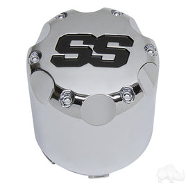 TIR-909S - Center Cap, Chrome SS, Snap-On Style