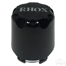 TIR-RX002-BS - Center Cap, Black with Silver RHOX