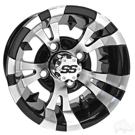TIR-RX168 - RHOX RX168, Machined Gloss Black, 10x7 ET-15