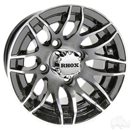 TIR-RX175 - RHOX RX175, Machined Black, 10x7 ET -25