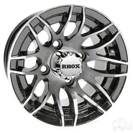 TIR-RX175 - RHOX RX175, Machined Black, 10x7 ET -25