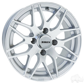 TIR-RX177-MS - RHOX RX177, Machined Silver, 13x6 Centered