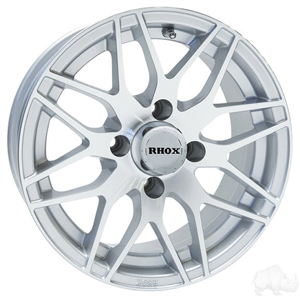 TIR-RX177-MS - RHOX RX177, Machined Silver, 13x6 Centered