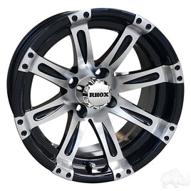 TIR-RX220 - RHOX Vegas, Machined w/Black w/ Center Cap, 14x7 ET-25