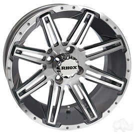 TIR-RX275-GM - RHOX RX275, Machined with Gun Metal 14x7, ET-25