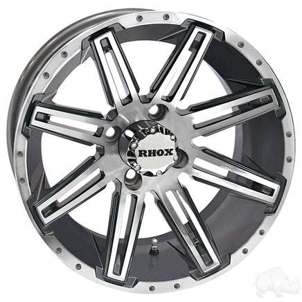 TIR-RX275-GM - RHOX RX275, Machined with Gun Metal 14x7, ET-25