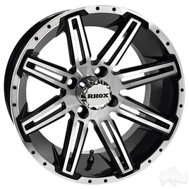 TIR-RX275 - RHOX RX275, Machined Gloss Black, 14x7, ET-25