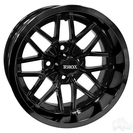 TIR-RX281-B - RHOX RX281, Gloss Black, 14x7 ET-25