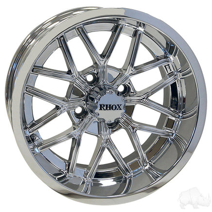 TIR-RX281-CR - RHOX RX281, Chrome w/ Center Cap, 14x7 ET-25