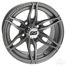 TIR-RX377-GM - RHOX RX377, Gun Metal, 12x7 ET-25