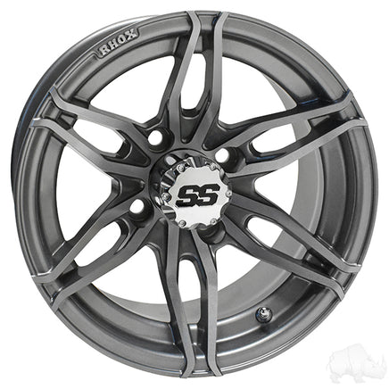TIR-RX377-GM - RHOX RX377, Gun Metal, 12x7 ET-25