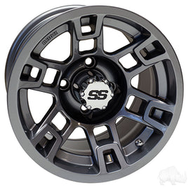 TIR-RX390-GM - RHOX RX390, Gun Metal, 12x7 ET-25