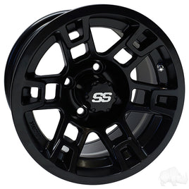 TIR-RX390-MB - RHOX RX390, Matte Black, 12x7 ET-25