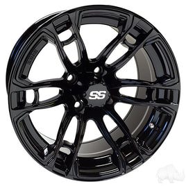 TIR-RX397-B - RHOX RX397, Gloss Black, 14x7 ET-25