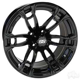 TIR-RX398-B - RHOX RX398, Gloss Black, 15x7 ET-25