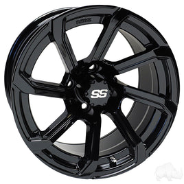 TIR-RX404-B - RHOX RX404, Gloss Black, 14x7 ET-25