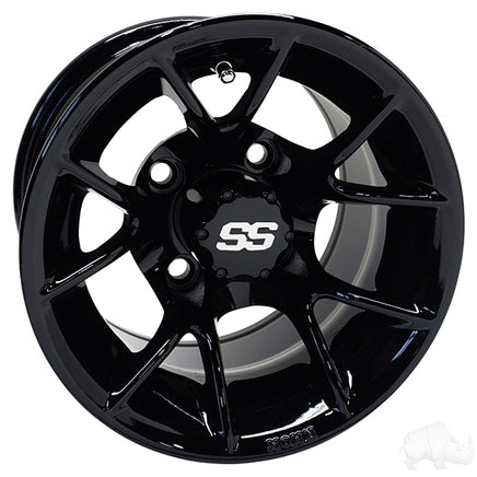 TIR-RX405-B - RHOX RX405, Gloss Black, 10x7 ET-25