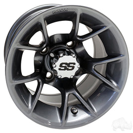 TIR-RX406-GM - RHOX RX406, Gun Metal, 12x7 ET-25