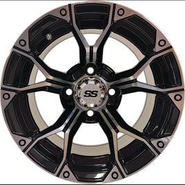 TIR-RX415-MB - RHOX NightHawk Machined Black, 12x7 ET-25