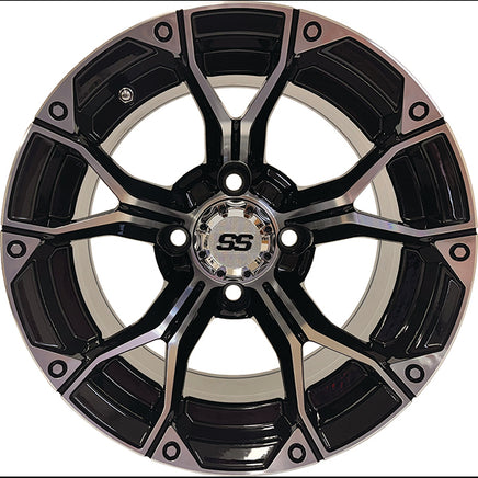 TIR-RX415-MB - RHOX NightHawk Machined Black, 12x7 ET-25