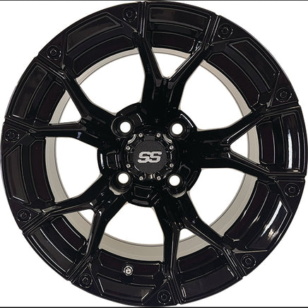 TIR-RX415 - RHOX NightHawk Gloss Black, 12x7 ET-25