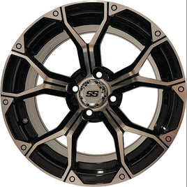 TIR-RX416-MB - RHOX NightHawk Machined Black, 14x7 ET-25