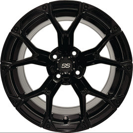 TIR-RX416 - RHOX NightHawk Gloss Black, 14x7 ET-25