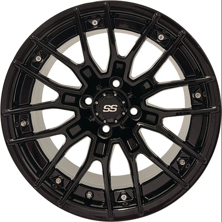 TIR-RX417 - RHOX Forge Gloss Black, 12x7 ET-25