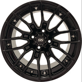 TIR-RX418 - RHOX Forge Machined Black, 14x7 ET-25